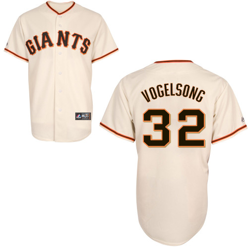 Ryan Vogelsong #32 Youth Baseball Jersey-San Francisco Giants Authentic Home White Cool Base MLB Jersey
